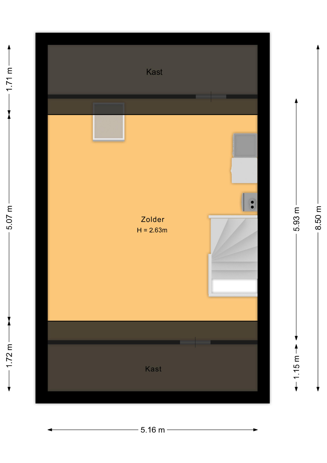 Schouw 48 9 - 8232 BD - lelystad-plattegrond-3